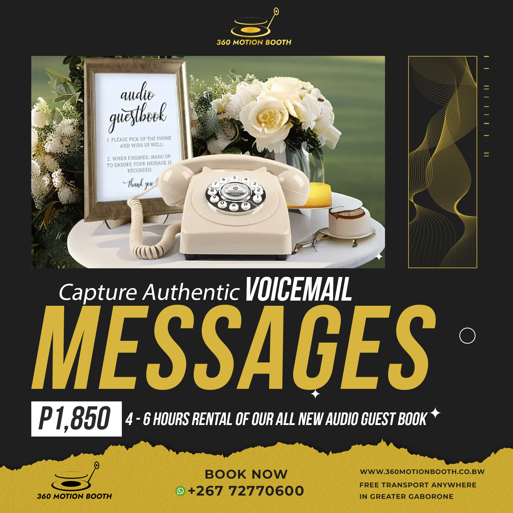 Audio Guest Book setup